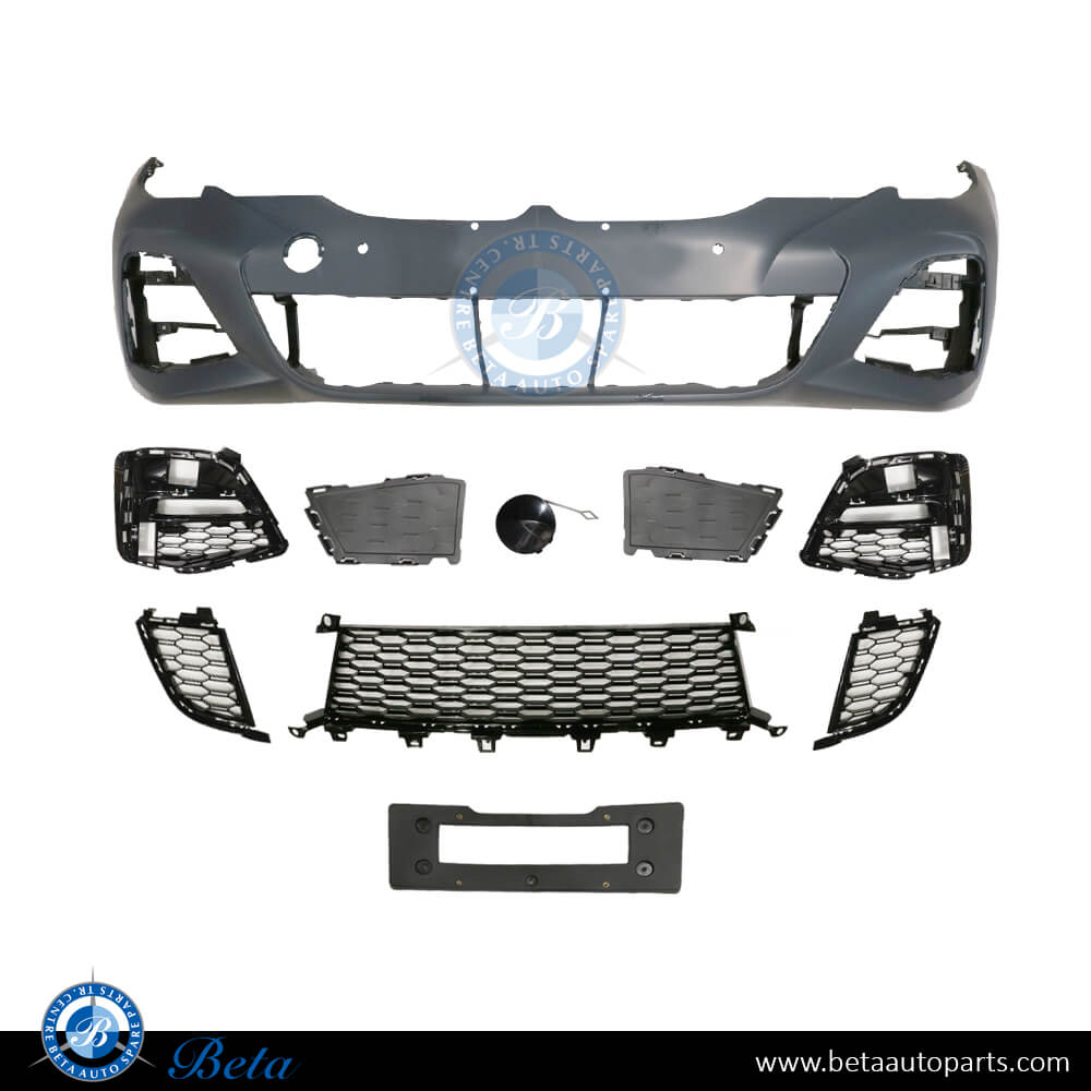 Front Bumper M-Tek with Pdc without ACC / PAS for BMW 3 Series 2019-2022 models, Part Number 51118099895 Front Bumper M-Tek with Pdc without ACC / PAS for BMW 3 Series 2019-2022 models, Part Number 51118099895